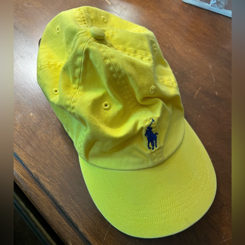 Yellow Polo Ralph Lauren cap